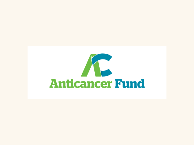 This is the logo of the Anticancer Fund